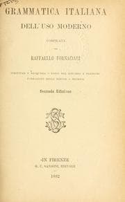 Tapa de Grammatica Italiana dell'uso moderno