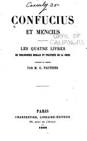 Tapa de Confucius et Mencius: les quatre livres de philosophie morale et politique ..