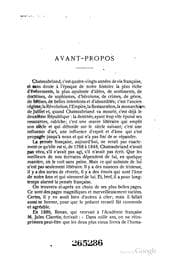 Tapa de Chateaubriand