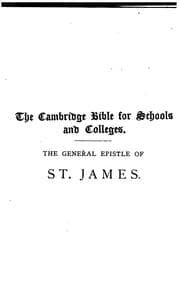 Tapa de The General Epistle of St. James: With Notes and Introduction