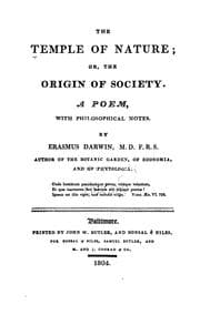 Tapa de The Temple of Nature, Or, The Origin of Society: A Poem, with Philosophical Notes