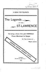 Tapa de The legends of the St. Lawrence