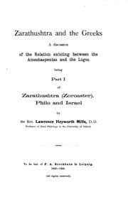 Tapa de Zarathushtra and the Greeks: A DISCUSSION of the Relation existing Between the Ameshaspentas and ..