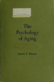 Tapa de The psychology of aging
