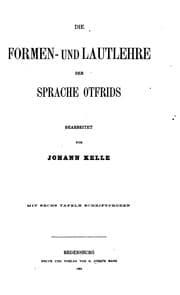 Tapa de Otfrids von Weissenburg Evangelienbuch: Text, Einleitung, Grammatik, Metrik, Glossar