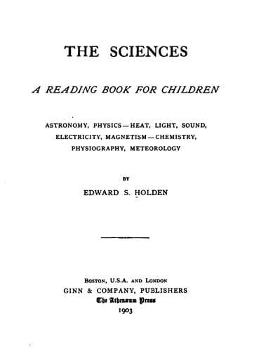 Tapa de The sciences
