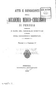 Tapa de Accademia Medico-Chirurgica di Perugia