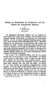 Tapa de Archiv für Anatomie und Entwickelungsgeschichte