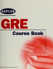 Tapa de GRE course book