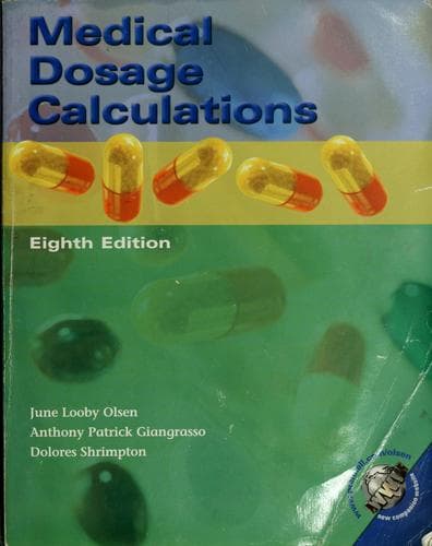Tapa de Medical dosage calculations