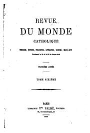Tapa de Revue du Monde Catholique