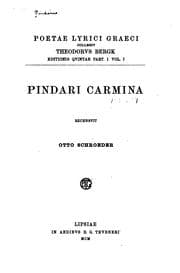 Tapa de Pindari Carmina