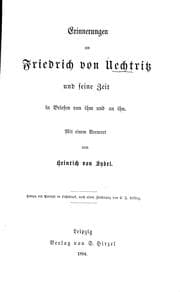 Tapa de Erinnerungen an Friedrich von Uechtritz und seine Zeit in Briefen von ihm and an ihn
