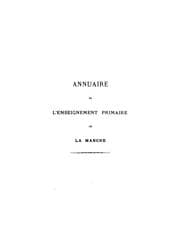 Tapa de Annnuaire de l'enseignement primaire de la manche
