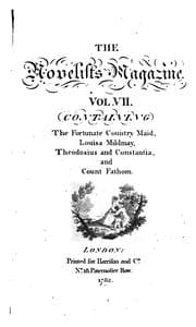 Tapa de The Novelist's Magazine