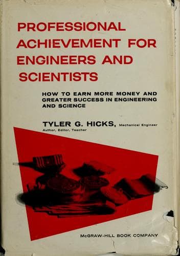 Tapa de Professional achievement for engineers and scientists
