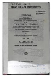 Tapa de Clean Air Act amendments