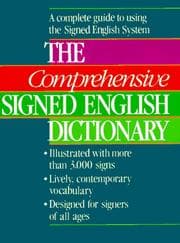 Tapa de The comprehensive signed English dictionary
