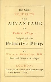 Tapa de The great necessity and advantage of public prayer and frequent communion