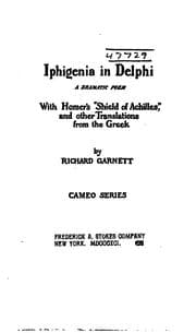Tapa de Iphigenia in Delphi: A Dramatic Poem