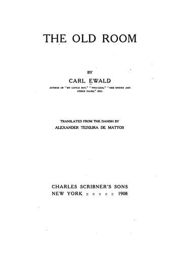 Tapa de The old room