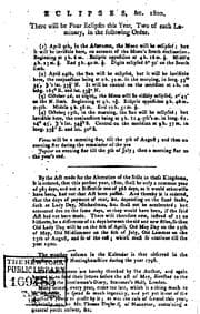 Tapa de Collection of English Almanacs for the Years 1702-1835