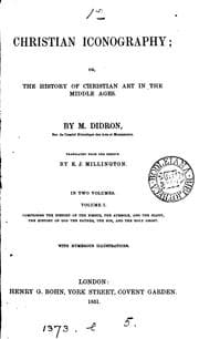 Tapa de Christian iconography; or, The history of Christian art in the Middle ages ..