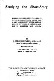 Tapa de Studying the Short-story: Sixteen Short-story Classics, with Introductions ..