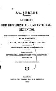 Tapa de Lehrbuch der Differential- und Integralrechnung: nach Axel Harnacks Übers.
