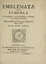 Tapa de Emblemata, sive, Symbola a principibus, viris eeclesiasticis [sic] ac militaribus aliisque vsurpanda
