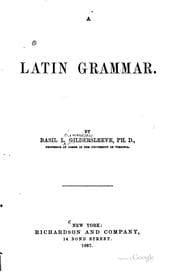 Tapa de Latin Grammar