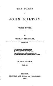 Tapa de The Poems of John Milton: With Notes