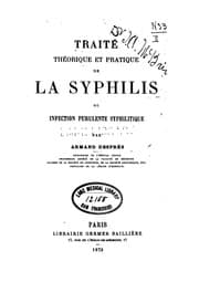 Tapa de Traité théorique et pratique de la syphilis