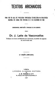 Tapa de Textos archaicos ...