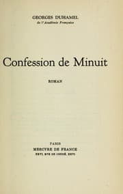 Tapa de Confession de minuit