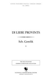 Tapa de Di liebe proṿints