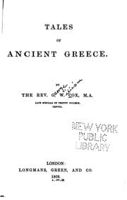 Tapa de Tales of Ancient Greece