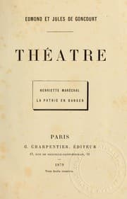 Tapa de Théâtre