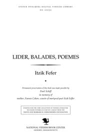Tapa de Lider, balades, poemes