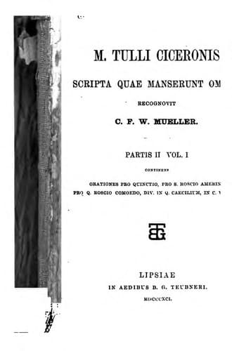 Tapa de M. Tulli Ciceronis scripta quae manserunt omnia