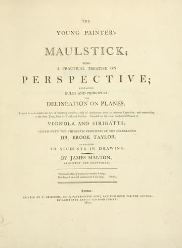Tapa de The young painter's maulstick