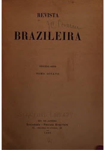 Tapa de Revista brazileira