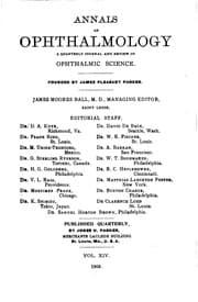 Tapa de Annals of Ophthalmology