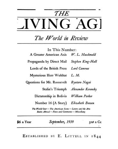 Tapa de The Living Age