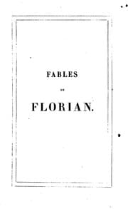 Tapa de Fables de Florian