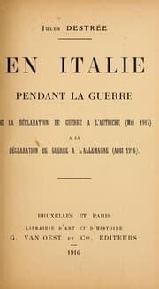 Tapa de En Italie pendant la guerre