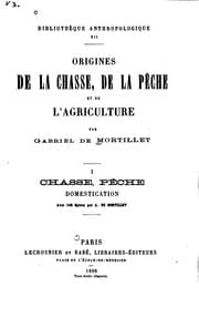 Tapa de Origines de la chasse, de la pêche et de l'agriculture