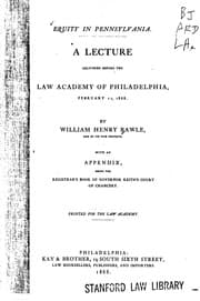 Tapa de Equity in Pennsylvania