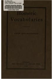 Tapa de Homeric vocabularies