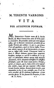 Tapa de M. Ter. Varronis De lingua Latina libri qui supersunt: cum fragmentis ejusdem